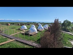 Hotel impermeabile geodesica Glamping Cupola Tende Casa con prezzo di fabbrica In vendita