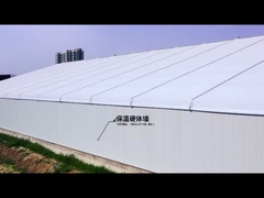 Tenda di stoccaggio industriale temporanea con telaio in alluminio OEM Tenda a baldacchino di buona qualità