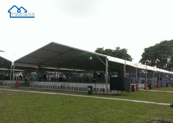 comprare 6061/T6 in alluminio 6x12m Tenda di marciapiede resistente al fuoco Canopy Clear Span per eventi commerciali fabbricazione online