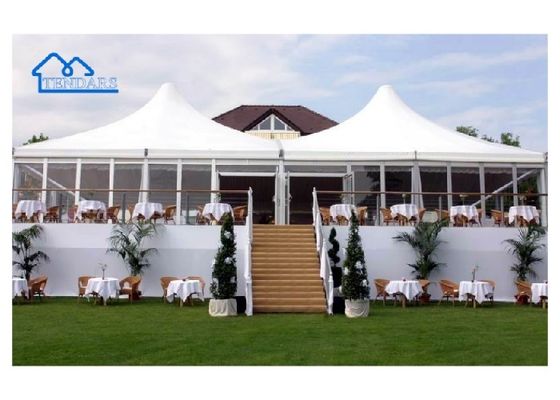 comprare 3x3m Copertura in PVC impermeabile Pagoda in alluminio Tenda In alluminio Legato Cornice Pagoda Picco per riunioni in giardino fabbricazione online