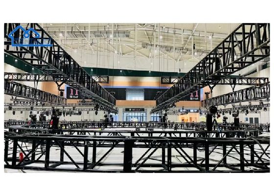 comprare 2m Sezione Bolt Connection Alumini Stage Truss 6061-T6 Forma quadrata in alluminio per concerti fabbricazione online
