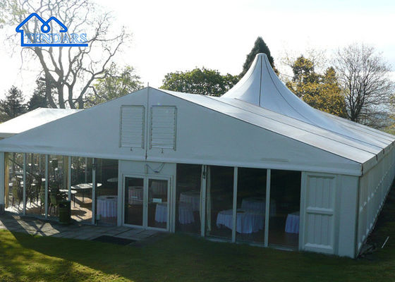comprare Tenda per tendone per matrimonio Four Seasons, materiale in alluminio per finestre, design della struttura della tettoia per eventi fabbricazione online
