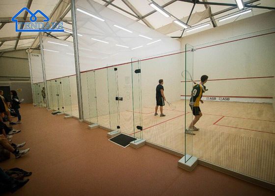 comprare 6061 Strutture sportive in alluminio con tenda Installazione a parete di vetro palestra tenda per eventi sportivi baldacchino per sport all'aperto fabbricazione online