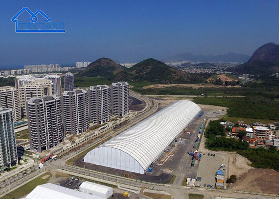 comprare Tenda per palazzetto dello sport 12x20 m, tessuto resistente ai raggi UV ad alto picco in alluminio resistente per campo da tennis fabbricazione online