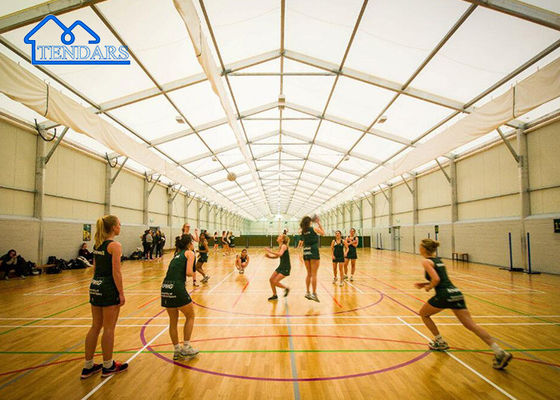 comprare Acciaio rinforzato 10x20m Sala sportiva Tenda a copertura ignifuga resistente al vento per stadio interno fabbricazione online