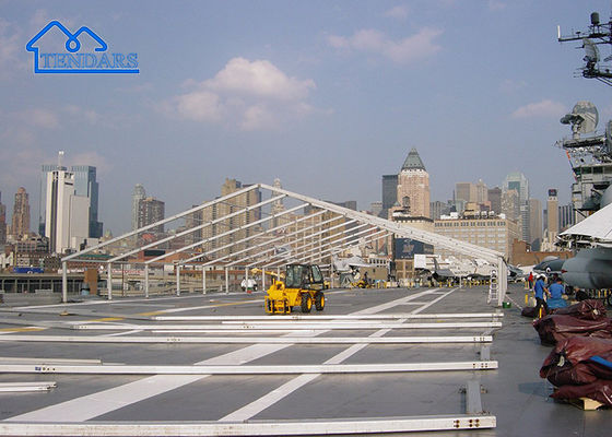 comprare 10x15m Tenda di marciapiede pesante rinforzata in lega chiara 850g/m2 Tessuto pesante per eventi commerciali fabbricazione online