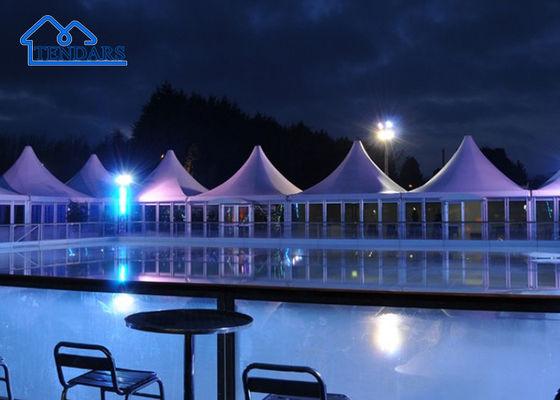comprare Tenda per pagoda esterna in alluminio personalizzata Tenda a cornice in alluminio per festa di matrimonio online manufacture