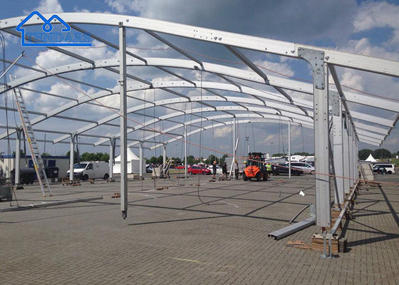 comprare Tenda a muro di vetro chiara lusso matrimonio Matquee Arco di alluminio telaio porta fuori festa Arco tenda evento fabbricazione online