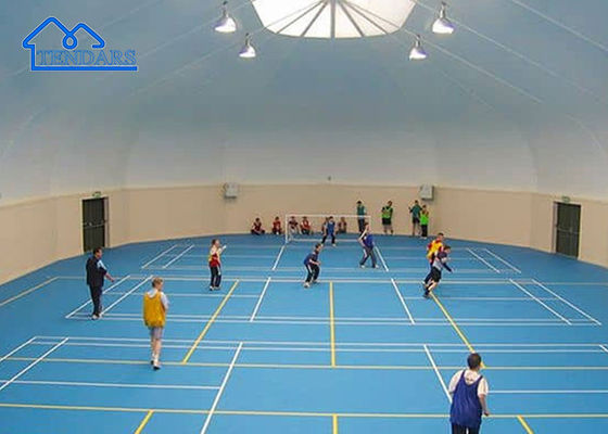 comprare Tenda per palestre con campata libera 15x25 m, guscio per tutte le stagioni in acciaio zincato per allenamenti sportivi fabbricazione online