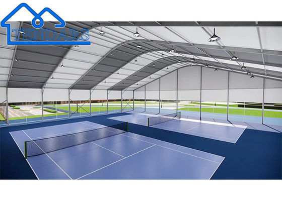 comprare Tenda da palazzetto dello sport con membrana in PVC impermeabile 10x15 m in lega di alluminio con picco alto per campo da tennis fabbricazione online