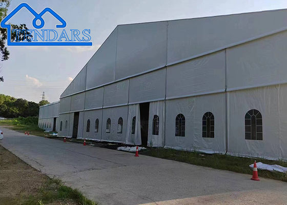comprare Tenda per tendone per impieghi gravosi di larghezza 60 m Industriale Tenda per eventi industriale a forma di grande tenda per eventi Easy Up fabbricazione online