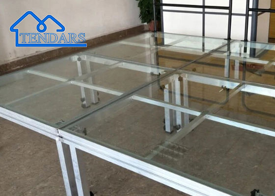 comprare Piattaforma di palcoscenico portatile a misura di 4x4 piedi, piattaforma di scala triangolare a cerchio quadrato fabbricazione online