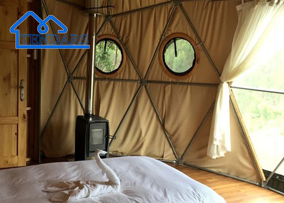 comprare Buona Pop Up Dome Glamping Hotel Tent Camping Bed Tent Pieghevole o Off Ground Camping Tents fabbricazione online