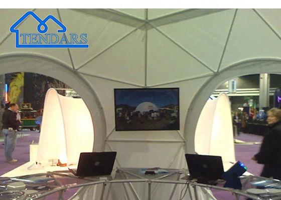 comprare Grande tenda a cupola per mostre di commercio tenda a cupola 360 proiettore impermeabile festa commerciale festa di nozze tenda a cupola fabbricazione online