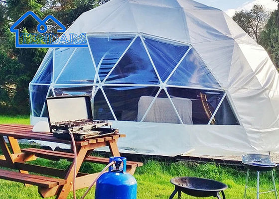 comprare Tenda a cupola per eventi, tenda da campeggio geodetica all'aperto di lusso, tenda a cupola commerciale Glamping con bagni fabbricazione online