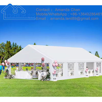 comprare Tenda di marchiatura in lega di alluminio di grande capacità bianca per feste di quattro stagioni fabbricazione online