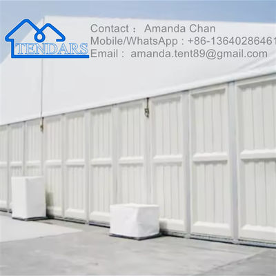 comprare Vendita diretta Tenda di deposito in alluminio impermeabile personalizzata Tende a doppio strato online manufacture