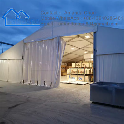 comprare Tettoia per esterni in PVC con grande tenda portaoggetti per magazzino e garage Struttura commerciale all'aperto fabbricazione online