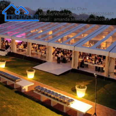 comprare Esterno grande copertura in PVC tetto trasparente Festa Evento Matrimonio Marquette Tenda Venuto Evento Esterno fabbricazione online