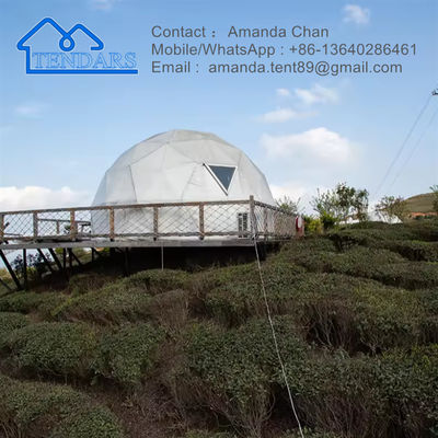 comprare Tende sferiche a tela durabile in PVC, lucernario a cupola, tende da campeggio per eventi commerciali all'aperto online manufacture