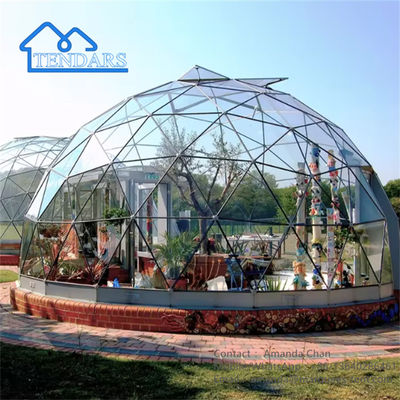comprare Fabbrica impermeabile in alluminio geodesica tenda Glamping Dome casa con bagno online manufacture