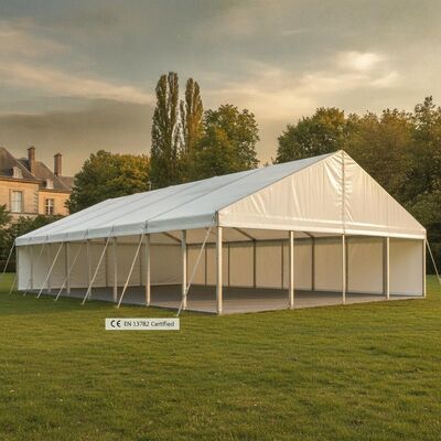 comprare CE europea EN 13782 Parti certificate Tende di marciapiede Cornice in alluminio impermeabile Struttura di tenda per eventi all'aperto fabbricazione online