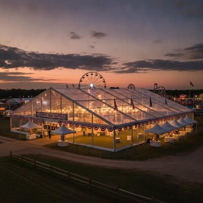 comprare Tenda per tendoni per feste mega della fiera della contea degli Stati Uniti, struttura a baldacchino per terreni di eventi americani a campata ampia fabbricazione online