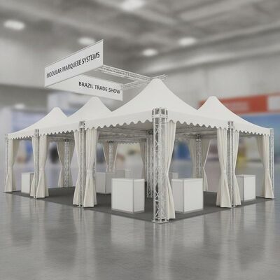 comprare Tenda per feste modulare espandibile per feste in Brasile, stand fieristico con sistema di telaio a connessione rapida fabbricazione online