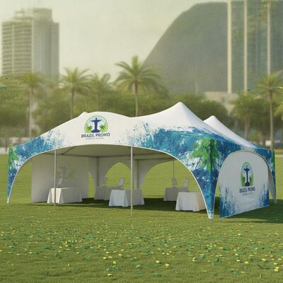 comprare Tenda per tendone per feste stampata personalizzata Tenda per eventi promozionali in Brasile con servizio di stampa del logo fabbricazione online