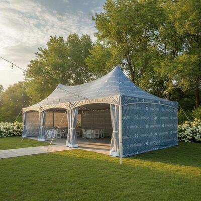 comprare Tenda di festa stampata personalizzata OEM Evento aziendale Padiglione all'aperto fabbricazione online