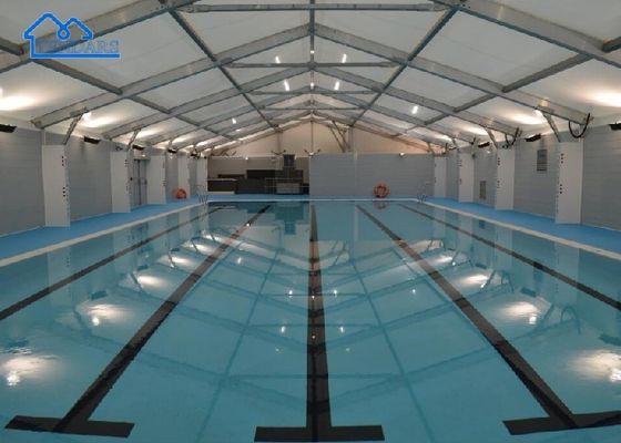 Tende per salone sportivo permanente personalizzate con trattamento di ossidazione superficiale Tende meteo per sport