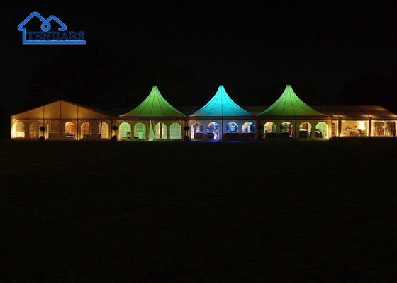 Tenda per tendoni per feste Grand 6x12 m, ancoraggi resistenti per tetto a doppio strato in alluminio pressato duro 6061/T6 per grigliate all'aperto