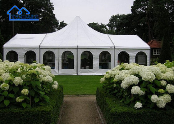 Grande bianco Chapiteau Church Wedding Marquee Tenda Matrimonio in stile indiano Evento Struttura a baldacchino
