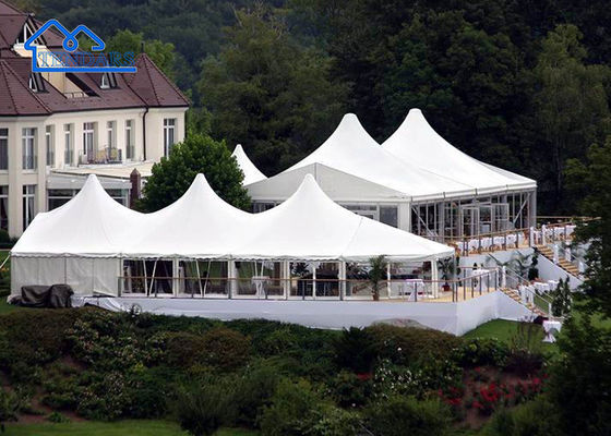 Moda personalizzata Outdoor migliori tende da matrimonio Evento di nozze Anti-ultravioletto Neve carico 0.3KN/mq