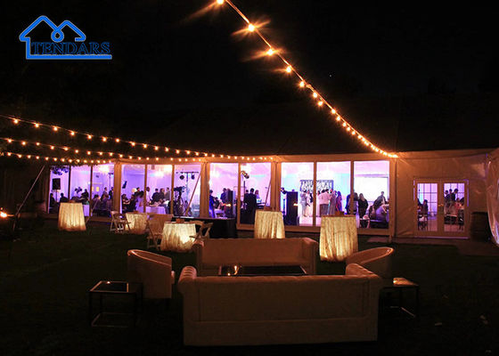 Doppio strato grande tenda da matrimonio moderna tenda per eventi resistente all'acqua struttura canopy pesante