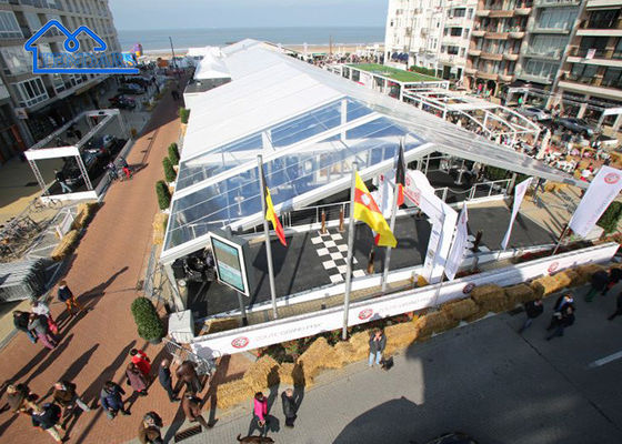 Temporaneo tetto trasparente tenda da sposa tenda da sposa tenda da ospiti resistente al fuoco prova di marciume
