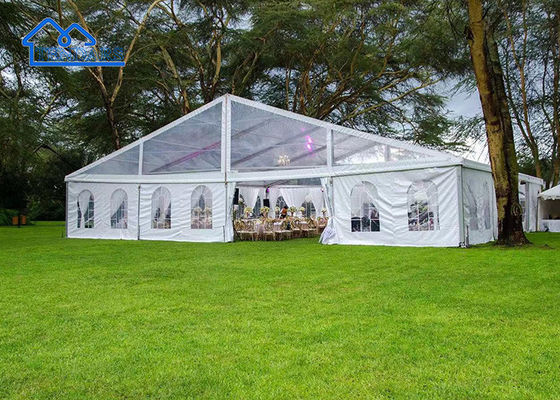 Tenda per tendone per matrimoni resistente all'acqua Eventi per feste di lusso Struttura per baldacchino per eventi all'aperto