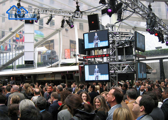 Vendita calda Custom Outdoor Trasparente lussuoso Herringbone Marquee Tent Trade Show Tende