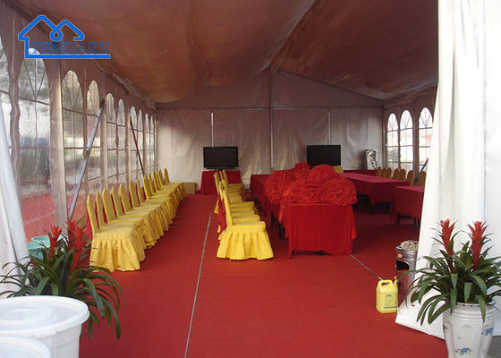 Struttura per feste all'aperto con tettoia per eventi fieristici, tenda da matrimonio in lega di alluminio