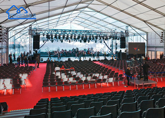 Popular Large Luxury Outdoor Custom Aluminum Alloy Wedding Marquee Tent Exhibition Event Canopy Struttura