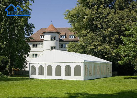 OEM Luxury Event Marquee Tent Windproof With PVC Fabric Roof Cover Vip Tente