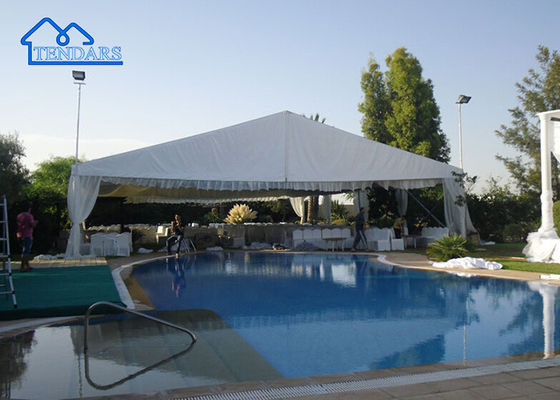 Alumini Top Event Marquee Tent UV resistente Ritenuta al fuoco per tende strutturate da fiera
