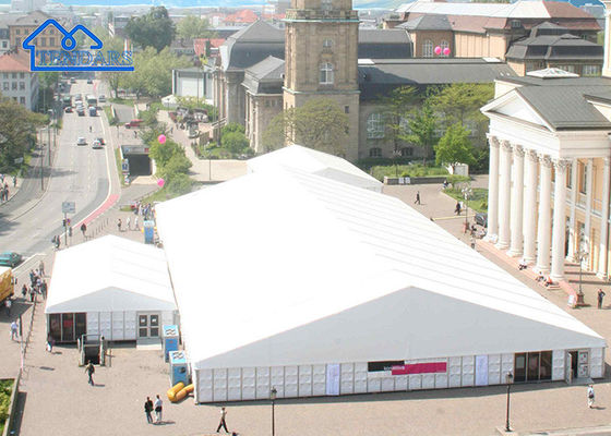 Pareti per tende da esterno personalizzate per grandi eventi ignifughe resistenti ai raggi UV Acquista una tenda impermeabile per tendoni per eventi