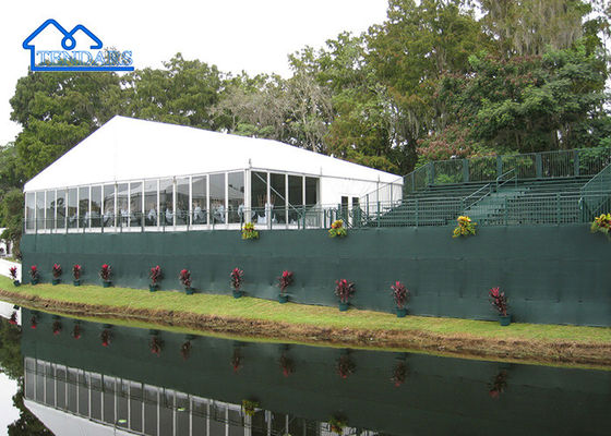 Festa di nozze a cielo aperto Canopy Waterproof Big White Tent With Trade Show Shed