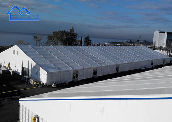 Tenda di stoccaggio di grandi dimensioni temporanea tenda di magazzino mobile tenda di alluminio