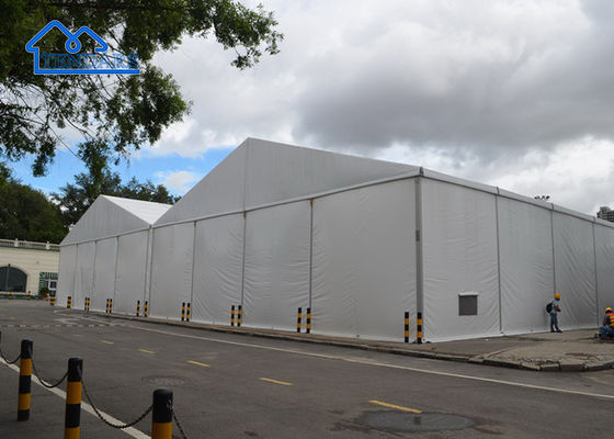 Tenda di stoccaggio per magazzini di struttura in alluminio per officine industriali Tenda di stoccaggio commerciale Imprese di produzione