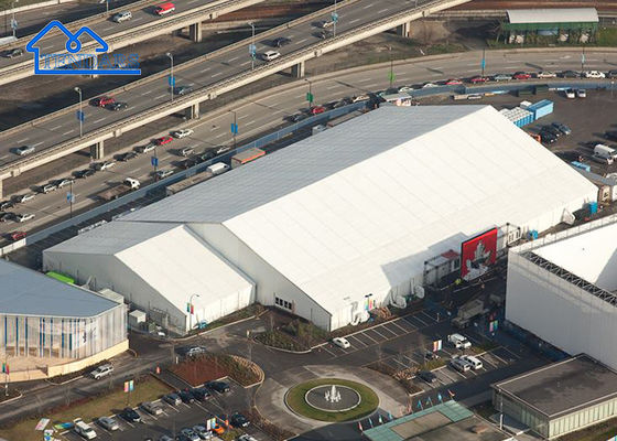 Tenda per grandi magazzini industriali all'aperto Struttura temporanea in alluminio