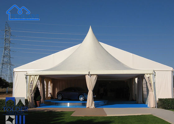 Tenda a pagoda in lega di alluminio con tendone misto misto modulare personalizzato ad alto picco per il festival