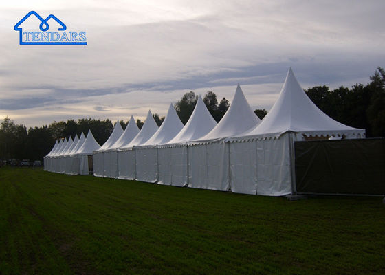 Prezzo di fabbrica Esterno Pagoda Impermeabile Personalizzata Esposizione Tenda di tela bianca In vendita
