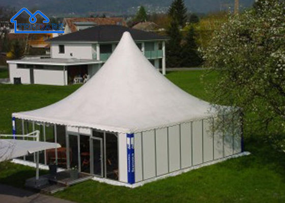 Resistenza ai raggi UV / impermeabile / ignifuge / tenda di pagoda piramidale mobile per matrimoni / eventi all' aperto